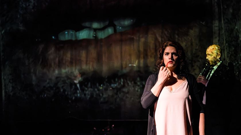 Quarteto Contratempus na ópera "Ai, tu é que és o meu rapaz". Foto: Pedro Sardinha