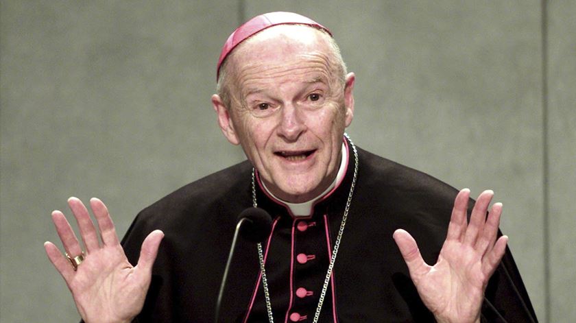 O ex-cardeal McCarrick, acusado de abusos sexuais e reduzido ao estado laical. Foto: Danilo Schiavella/EPA