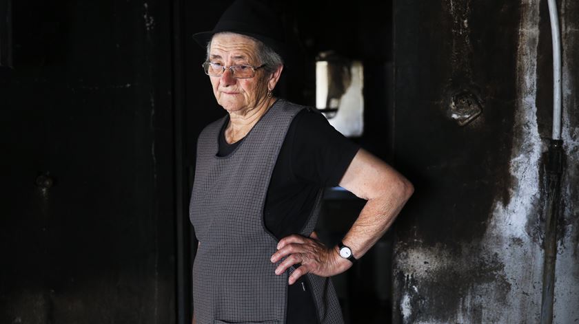 A casa de Rosalina foi uma das 122 que ficaram totalmente ou parcialmente destruídas em Pedrógão Grande, num total de 169 primeiras habitações nos três concelhos afectados