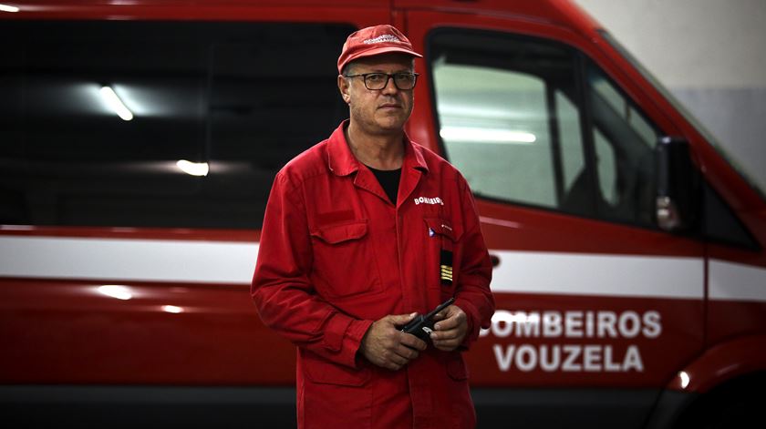 Joaquim Tavares, comandante dos Bombeiros Voluntários de Vouzela