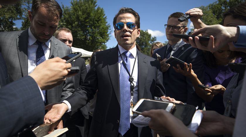 Scaramucci está na Casa Branca há uma semana. Foto: EPA