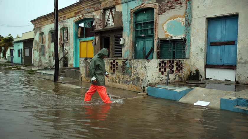 Efeitos da passagem do "Irma" por Cuba. Foto: EPA