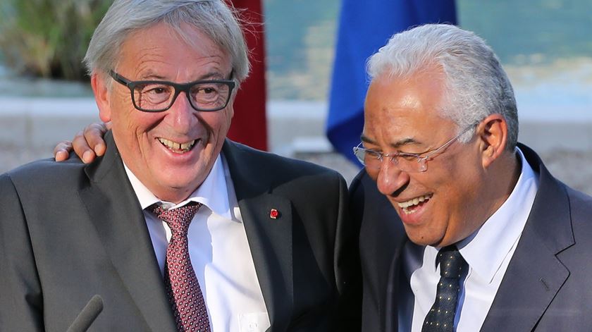 António Costa e Jean-Claude Juncker Foto: António Pedro Santos/EPA