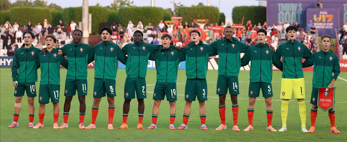 Portugal enfrenta Bélgica nos 16 avos do Mundial sub-17