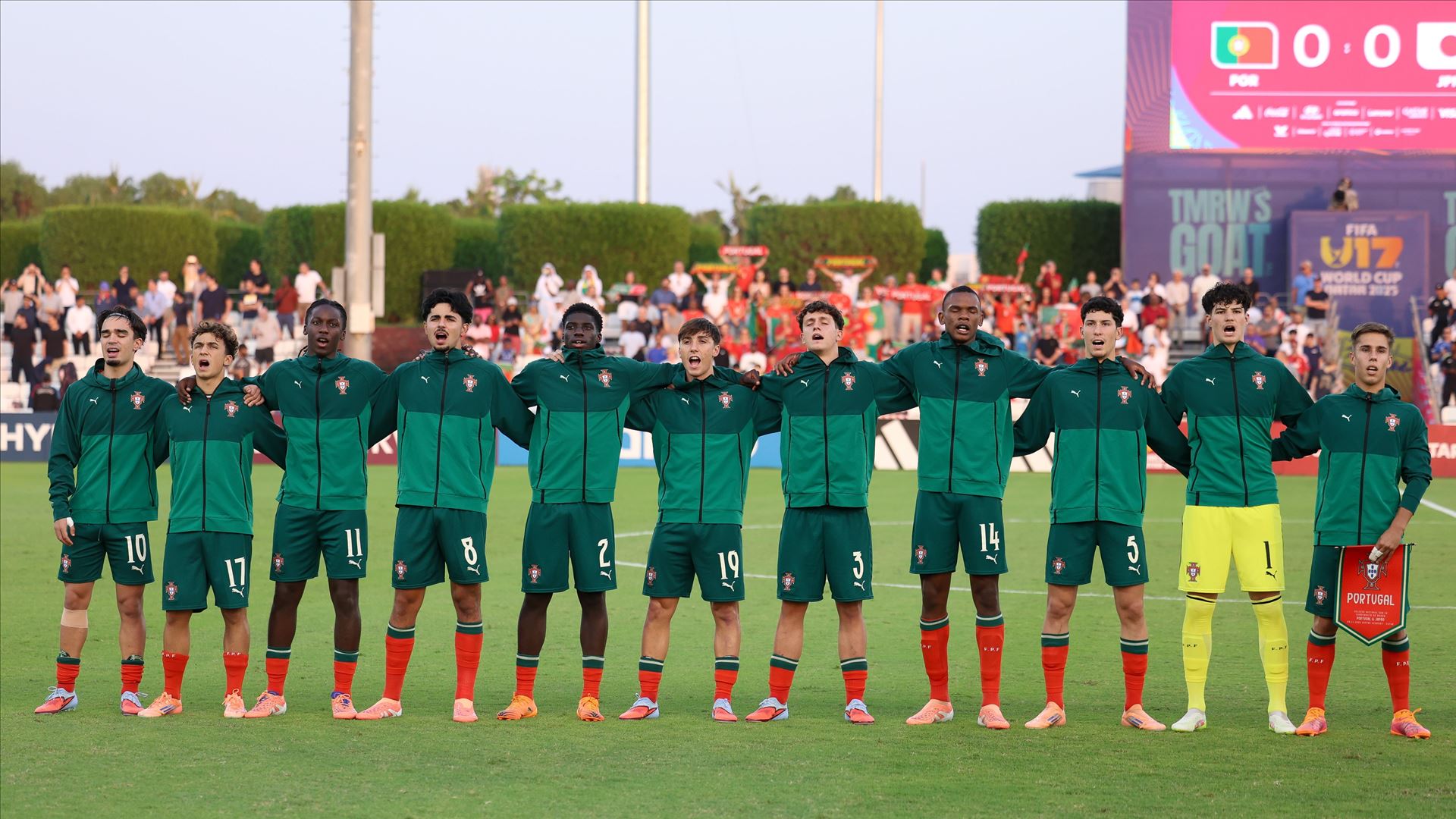 Portugal enfrenta Bélgica nos 16 avos do Mundial sub-17