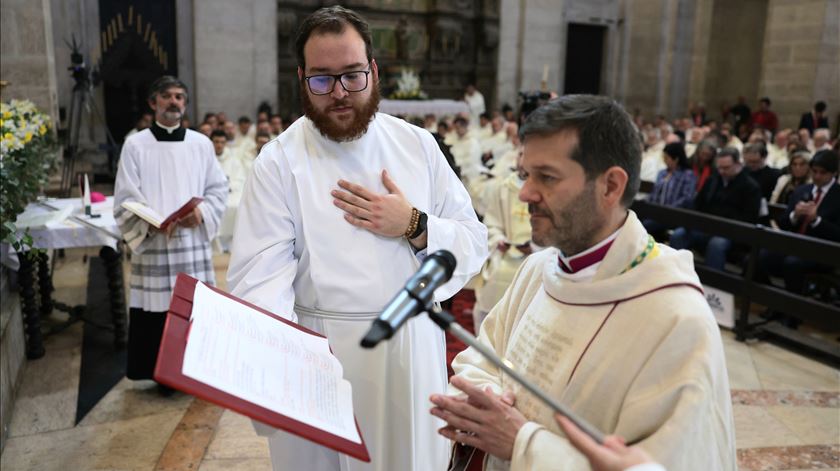 D. Rui Gouveia durante o rito de ordenação episcopal. Foto: Patriarcado de Lisboa