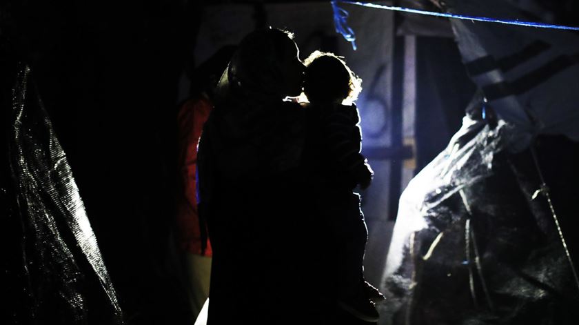 Campo de refugiados de Moria, em Lesbos. Foto: Giorgos Moutafis/Oxfam