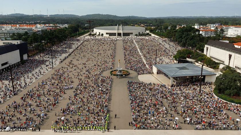 Imagem do Santuário de Fátima na peregrinação de 13 de setembro deste ano. Foto: Santuário de Fátima