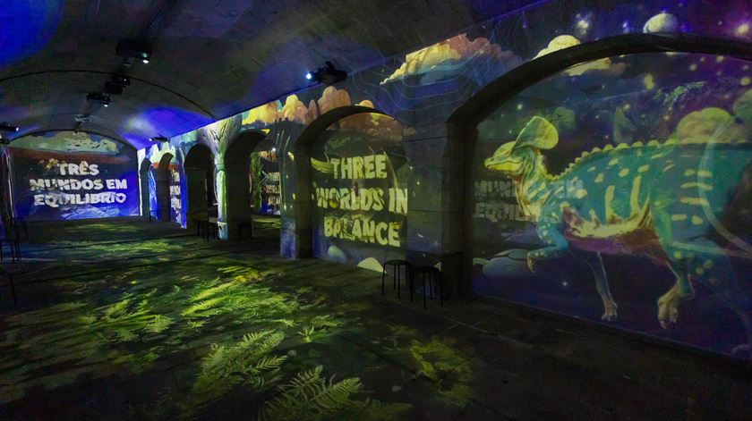 Novo estilo de realidade virtual mostra dinossauros no Porto