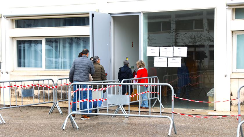 Em Leiria, mais de 70% dos inscritos votaram antecipadamente. "Venham votar para que Leiria continue a existir"