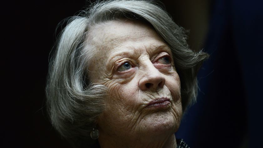 Morreu a Dama Maggie Smith, atriz de "Harry Potter" e "Downton Abbey". Foto: Reuters