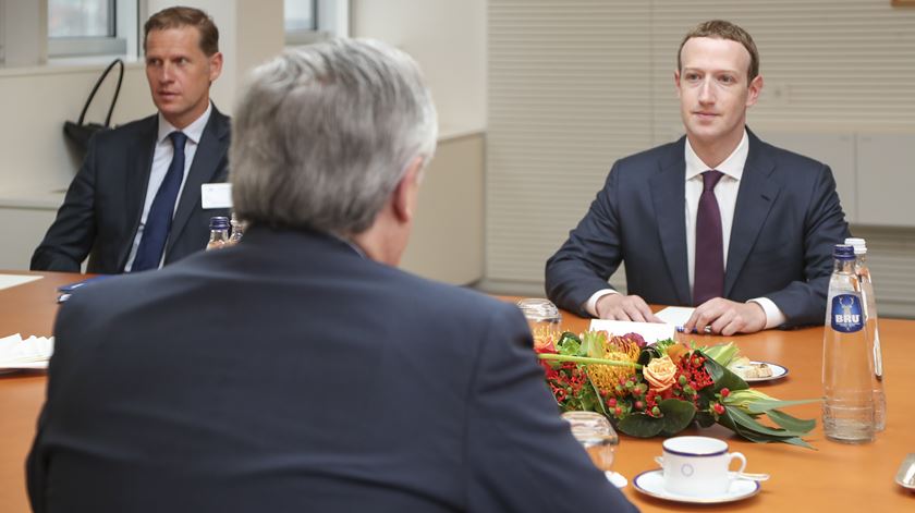 Mark Zuckerberg ouvido no Parlamento Europeu Foto: Parlamento Europeu