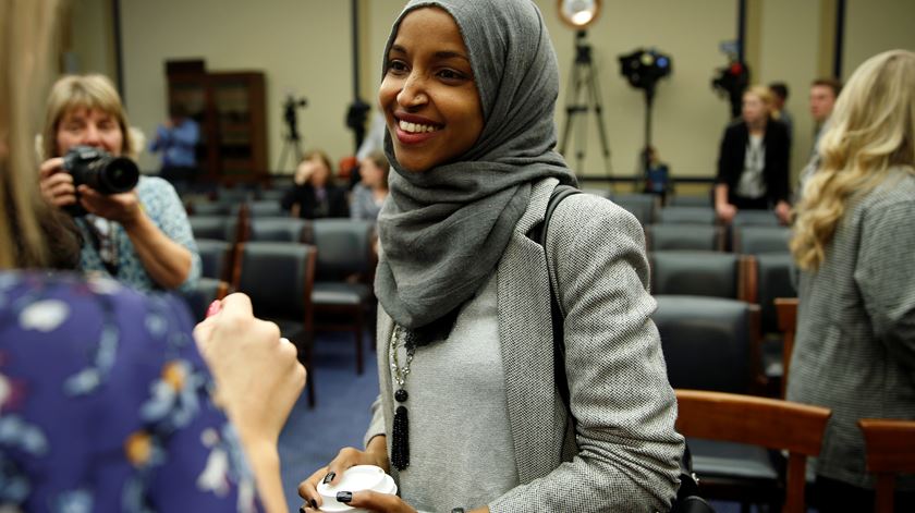 Ilhan Omar, congressista norte-americana. Foto: Joshua Roberts/Reuters