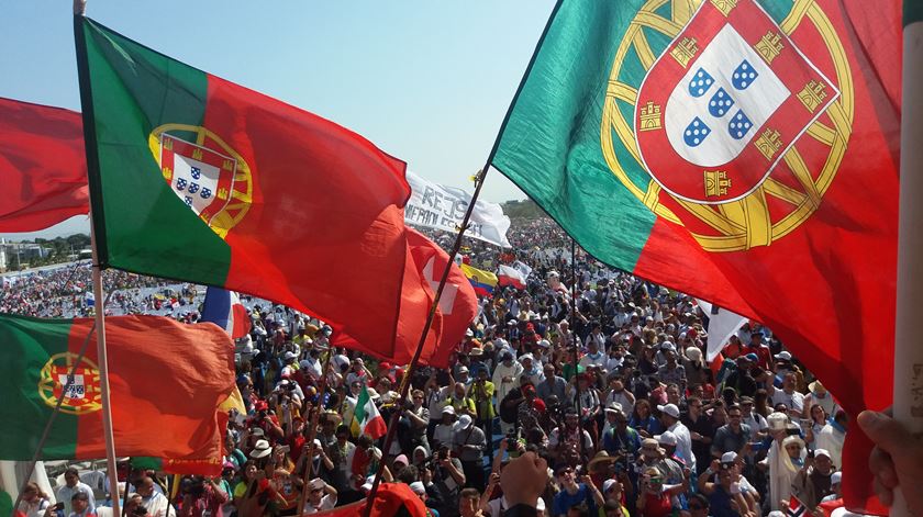 Portugueses na JMJ de 2019, no Panamá. Foto: Joana Peixoto