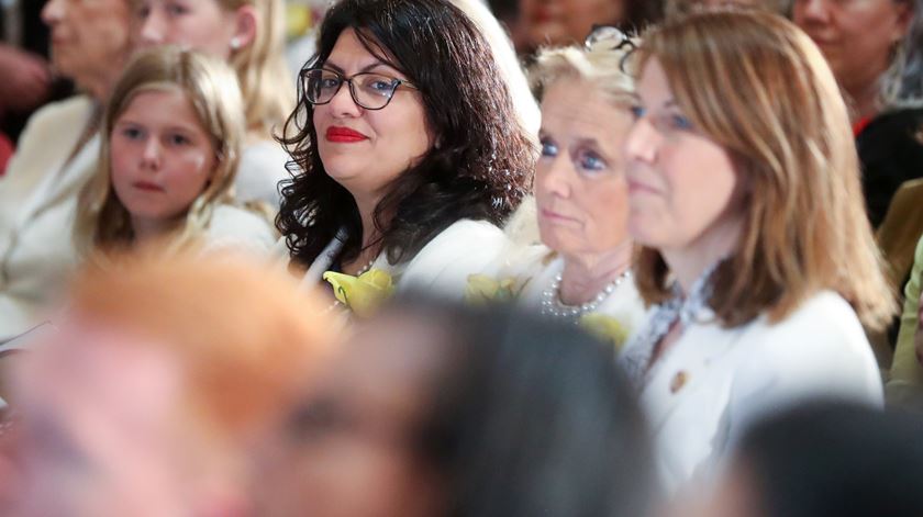 Congressista norte-americana, Rashida Tlaib. Foto: Jonathan Ernst/Reuters