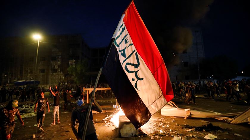 Manifestações ; Iraque; Bagdade ; Mortos. Foto: REUTERS/Thaier Al-Sudani