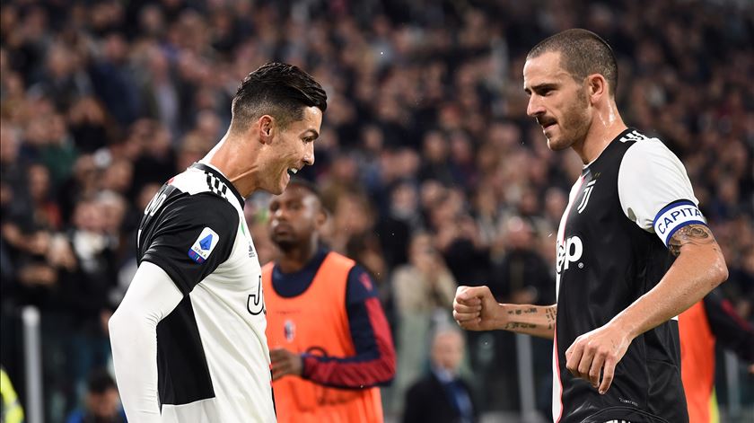 Bonucci admite que a Juventus apoiava-se demasiado em Cristiano Ronaldo