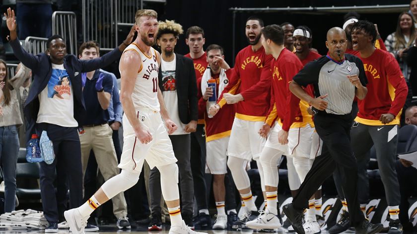 Sabonis esteve em grande destaque, em Denver. Foto: Brian Spurlock-USA TODAY Sports/Reuters