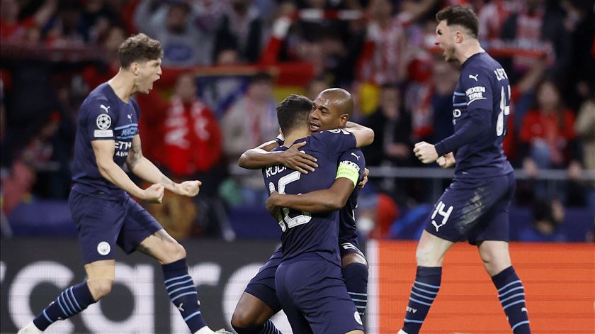 Manchester City volta à meia-final da Liga dos Campeões. Foto:  REUTERS/Juan Medina