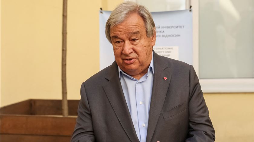 Antonio Guterres, Lviv, Ucrânia, a 18 de Agosto de 2022, Foto: REUTERS/Gleb Garanich