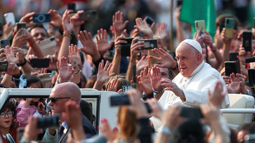 Papa Francisco no Santuário de Fátima. Foto: REUTERS