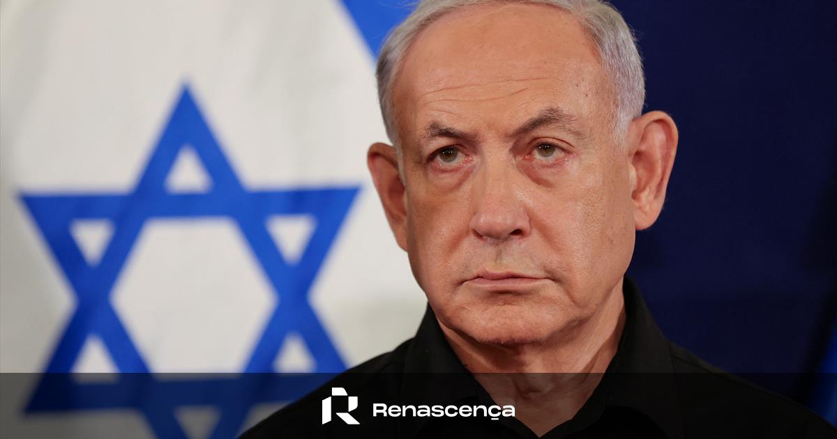Israeli Prime Minister Benjamin Netanyahu at a press conference.