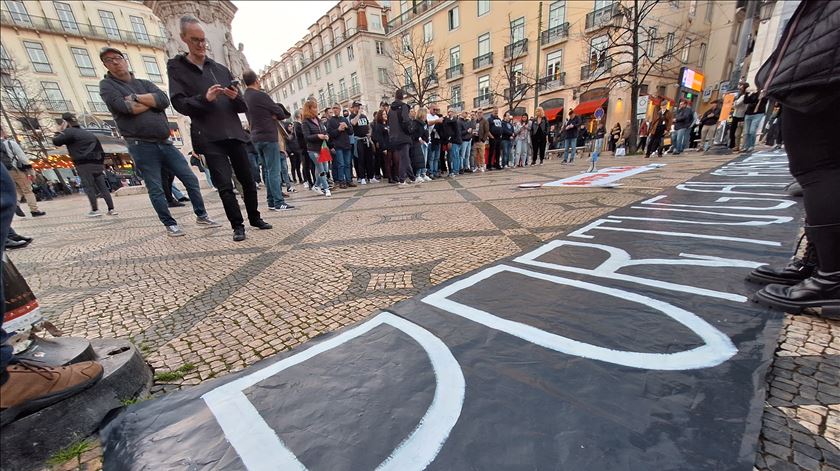 Manifestação de extrema-direita em Lisboa Foto: José Carlos Silva