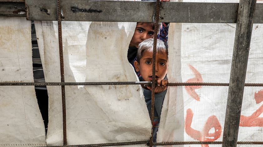 Crianças de Gaza "Faminto, desespero"mas ainda sonho "Torne -se um astronauta"