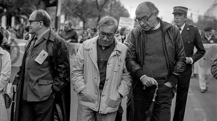 José Cardoso Pires e José Saramago Foto Rui Ochôa
