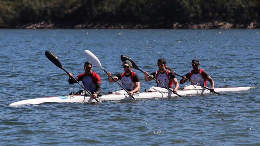 Portugal vai estar na regata das medalhas em K4 500 metros masculino nos Europeus de canoagem Foto: Paulo Novais/Lusa