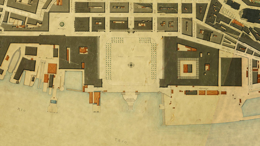 Carta Topográfica de Lisboa, 1904-11, da autoria do engenheiro Silva Pinto. Foto: Associação  de Turismo de Lisboa