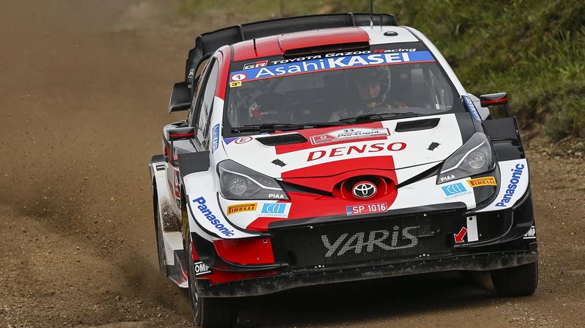 Elfyn Evans venceu o Rali de Portugal Foto: José Coelho/EPA