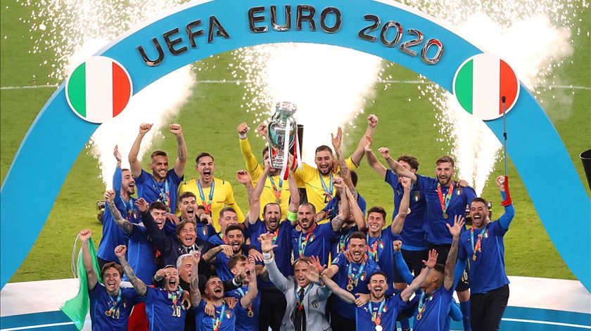 Itália vence Europeu Euro 2020 Foto: Catherine Ivill/EPA