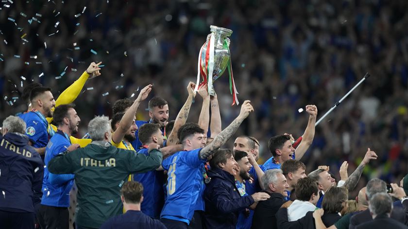 Itália vence Europeu Euro 2020 Foto: Frank Augstein/EPA