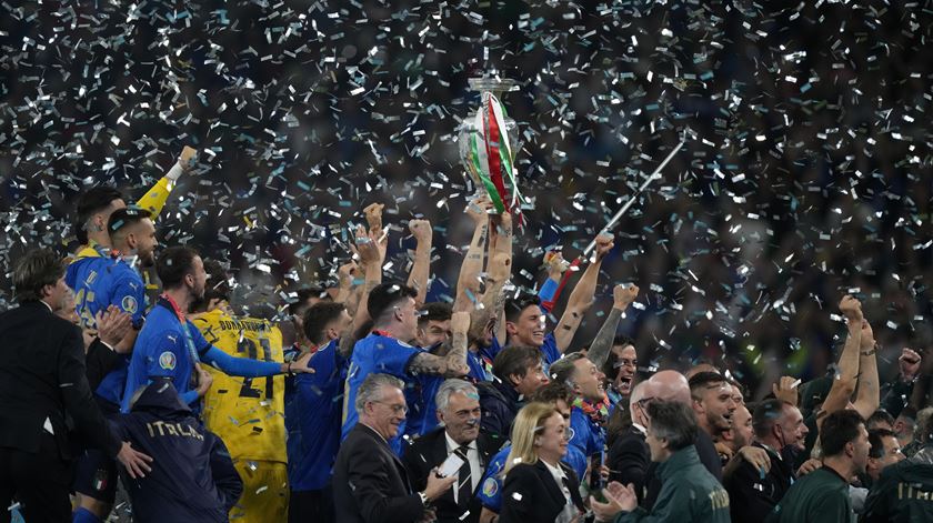 Itália vence Europeu Euro 2020 Foto: Frank Augstein/EPA