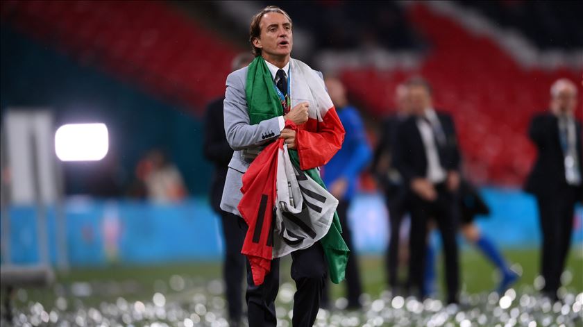 Itália vence Euro Europeu 2020 - Roberto Mancini Foto: Laurence Griffiths/EPA