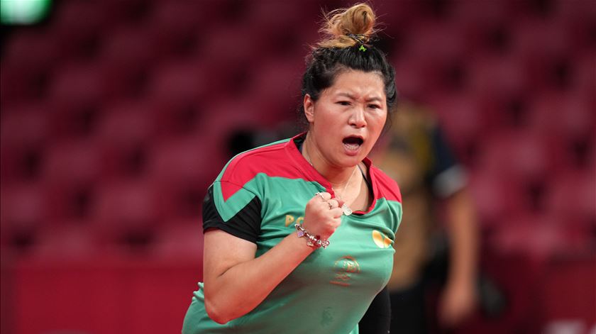 ténis de mesa - Shao Jieni nos Jogos Olímpicos Tóquio 2020 Foto: Kimimasa Mayama/EPA