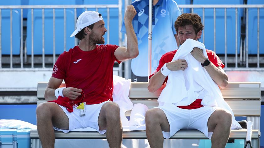 João Sousa e Pedro Sousa nos Jogos Olímpicos. Foto: José Coelho/Lusa