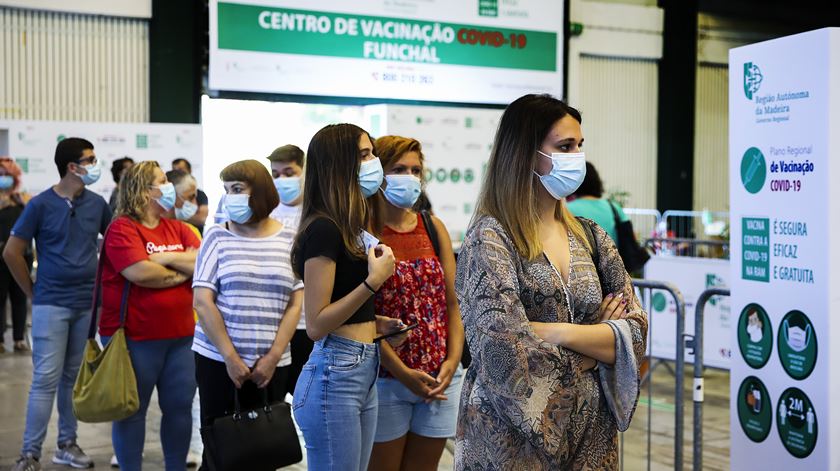 Covid-19: Vacinação de Jovens na Madeira. Foto: Homem De Gouveia/Lusa