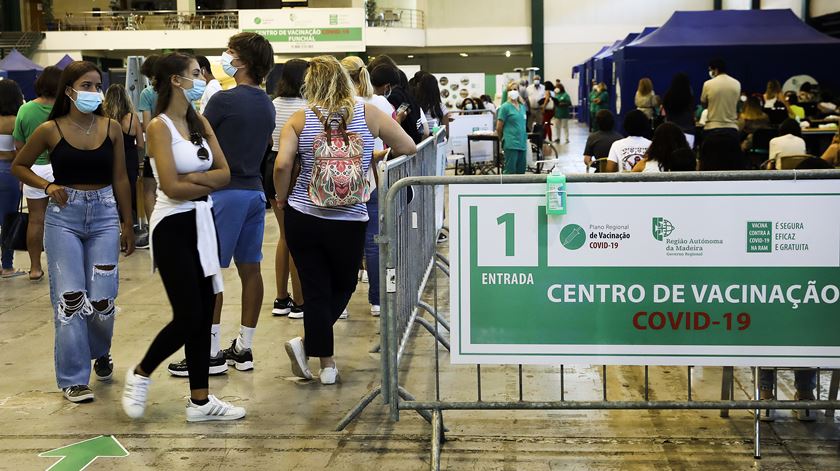 Covid-19: Vacinação de Jovens na Madeira. Foto: Homem De Gouveia/Lusa