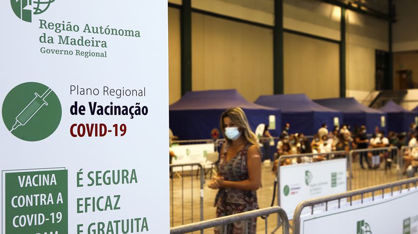 Covid-19: Vacinação de Jovens na Madeira. Foto: Homem De Gouveia/Lusa