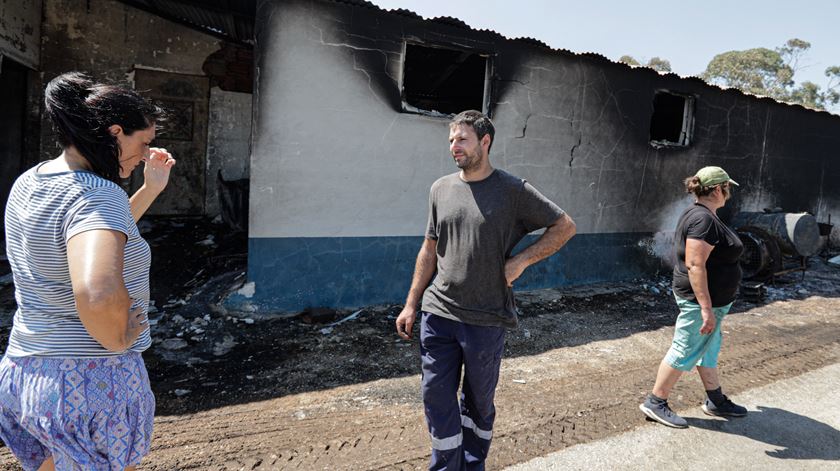 Incêndio em Castro Marim - agosto 2021 Foto: Luís Forra/Lusa