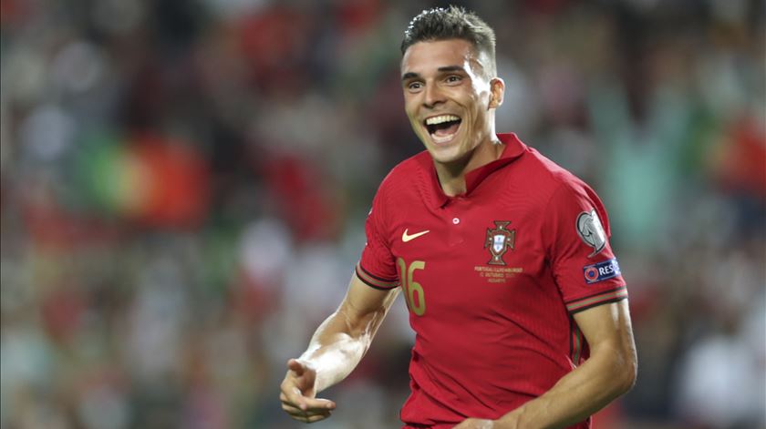 João Palhinha marcou por Portugal contra o Luxemburgo. Foto: António Cotrim/Lusa