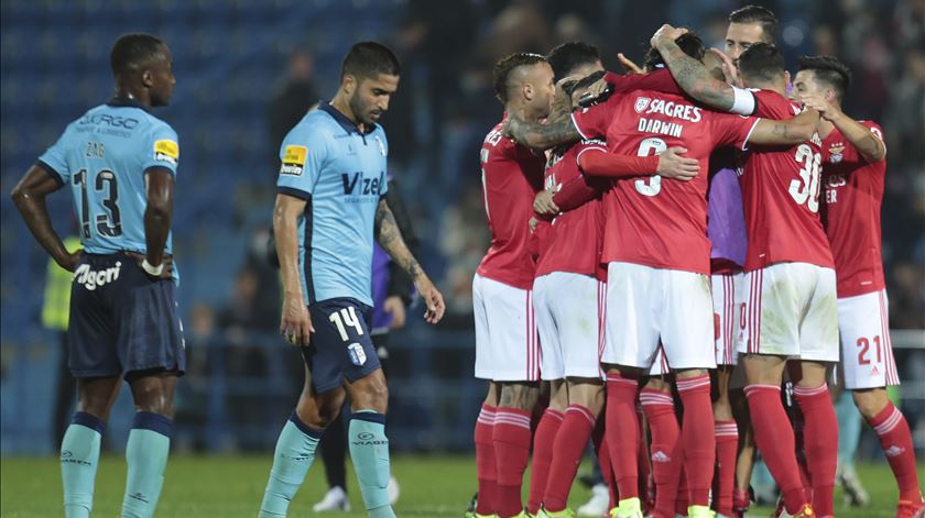 Rafa marca pelo Benfica ao minuto 98 contra o Vizela. Foto: Manuel Fernando Araújo/Lusa