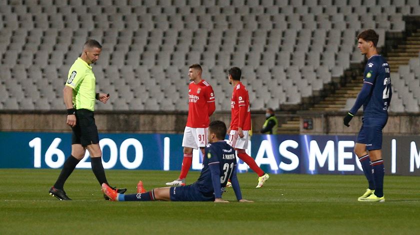 Belenenses SAD ilibada pelo fim antecipado do jogo com o Benfica