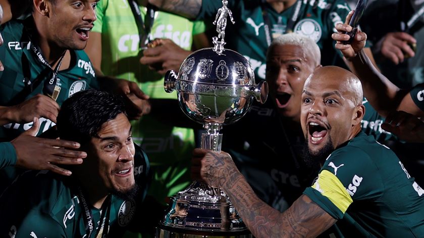 Palmeiras de Abel Ferreira vence a Taça Libertadores 2021 Foto: Juan Ignacio Roncoroni/EPA