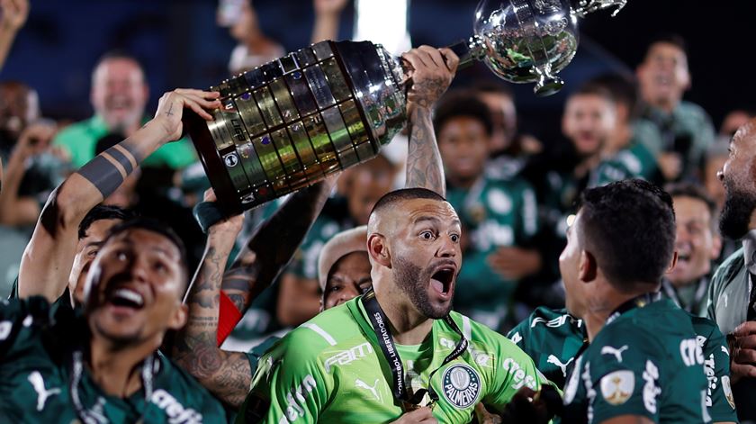 Palmeiras de Abel Ferreira vence a Taça Libertadores 2021 Foto: Juan Ignacio Roncoroni/EPA