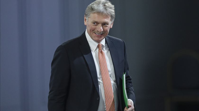 Dmitry Peskov. porta-voz da Presidência russa. Foto: Yuri Kochetkov/EPA