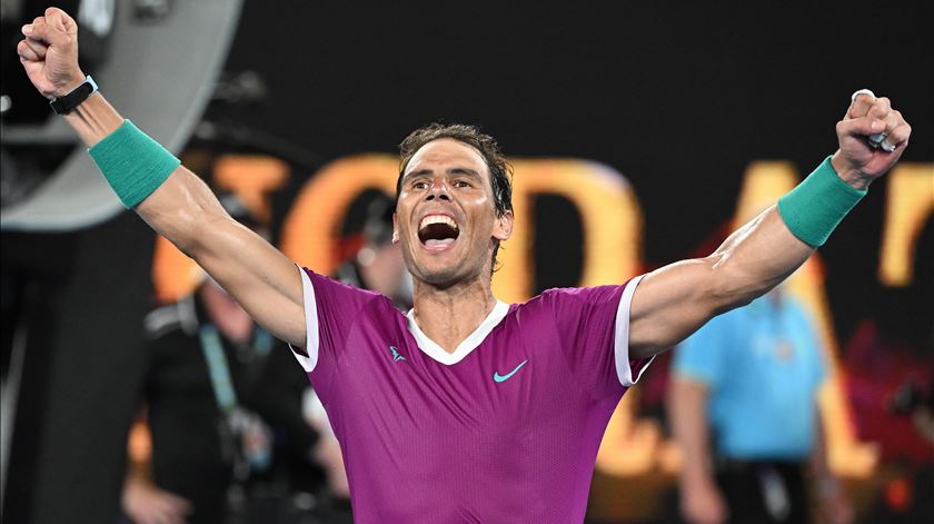 Rafa Nadal, Open Austrália 2022. Foto: Dave Hunt/EPA