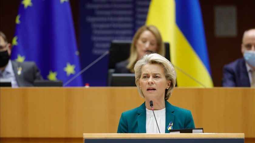 presidente da Comissão Europeia, Ursula Von der Leyen Foto: Stephanie Lecocq/EPA